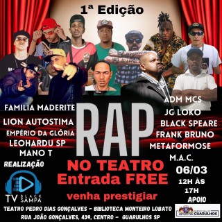 Rap no Teatro 1° Edição